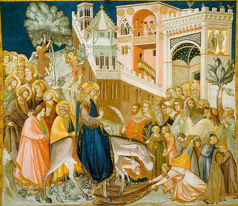 Pietro Lorenzetti, Kristusov prihod v Jeruzalem
